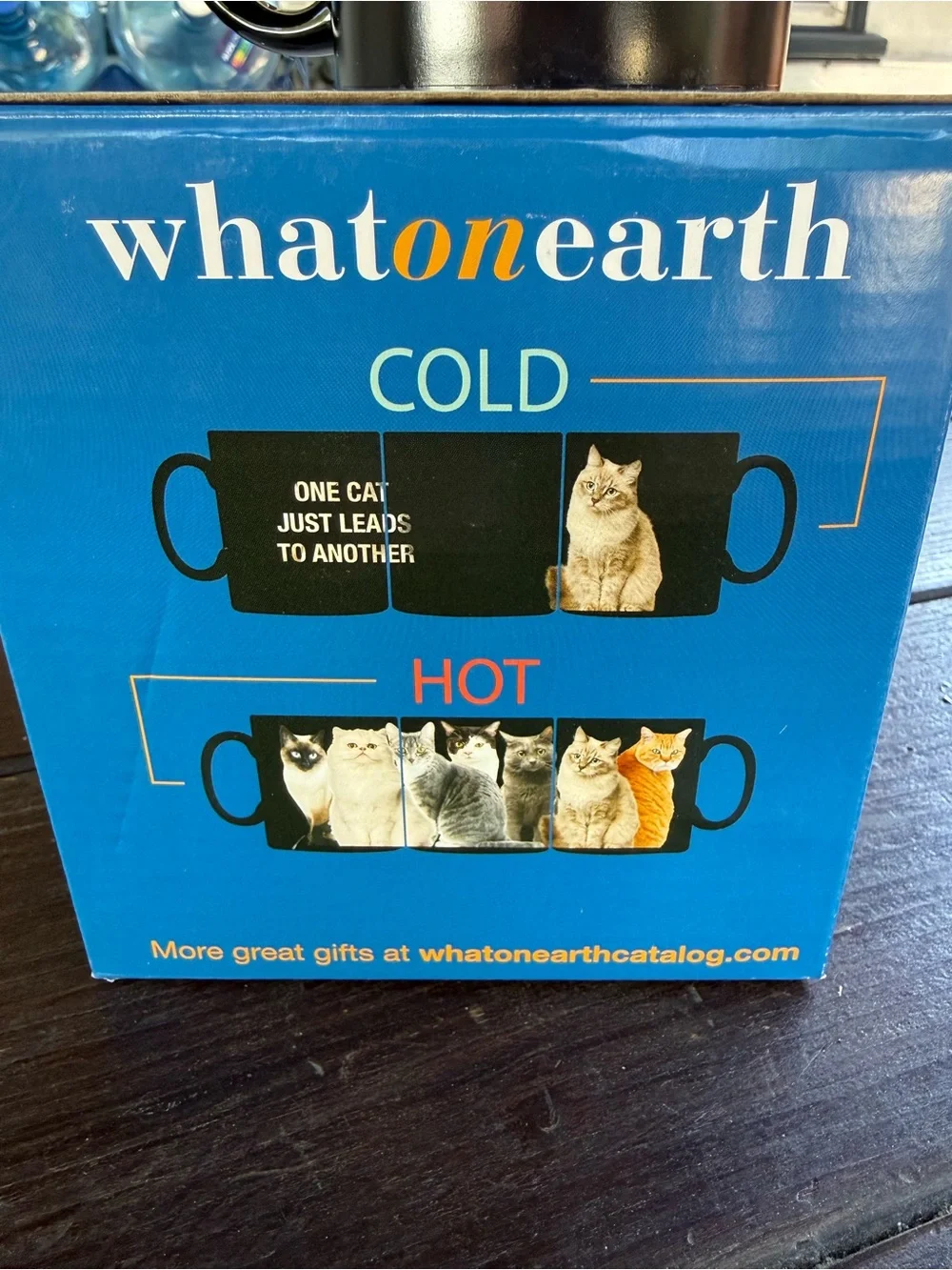 What on Earth Ceramic Cat Heat Change Mug 